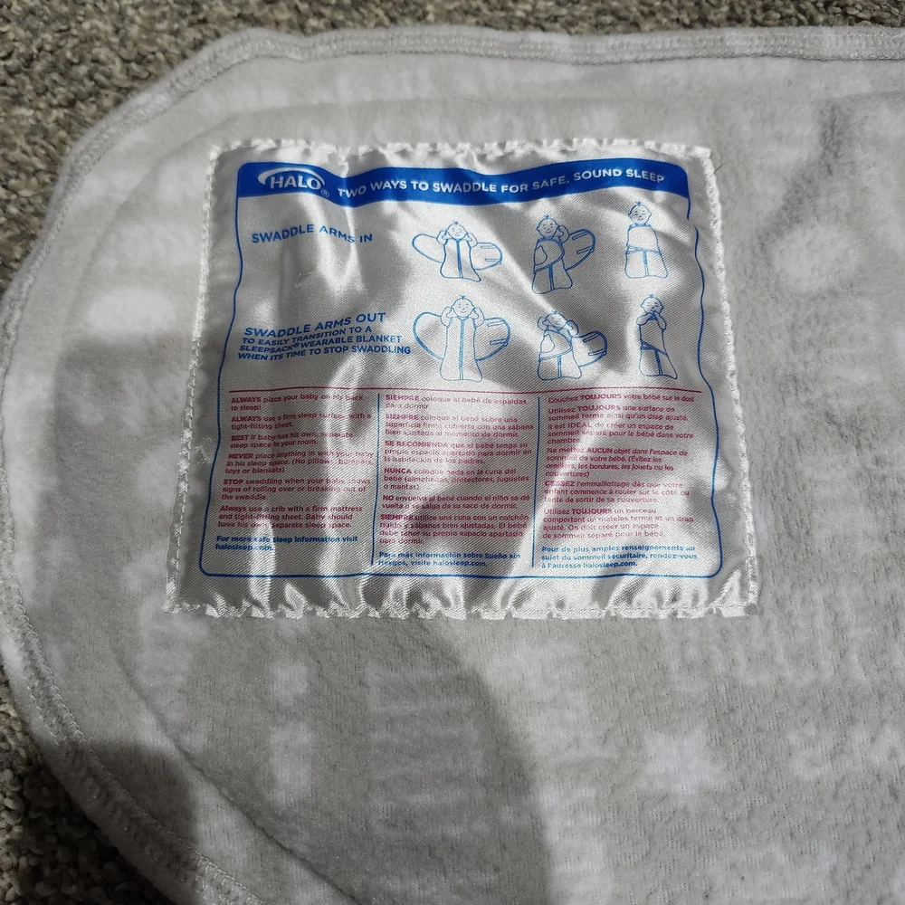 Halo Sleep Sack Excellent Condition Size 3 To 6 Month